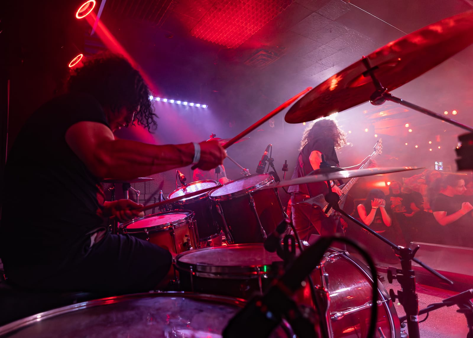 Behind the Drums